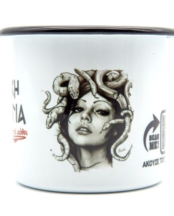 © Κούπα - Ελληνική Μυθολογία - Σκίτσο (Μέδουσα)